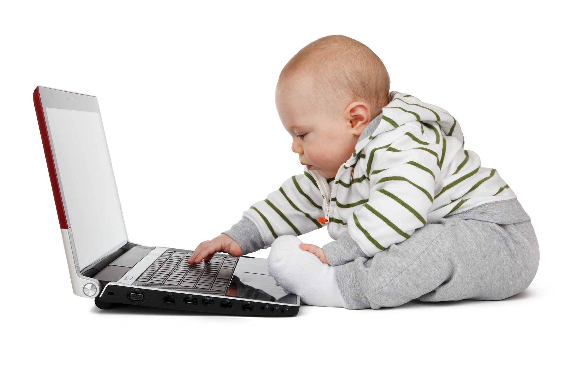 Baby With Computer