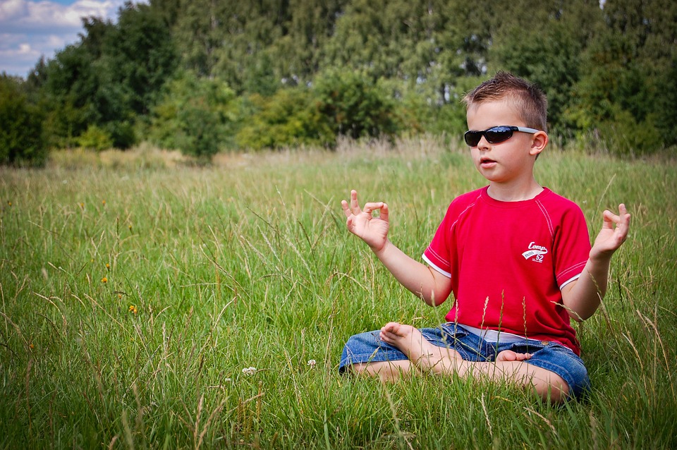 Cool Kid Meditating