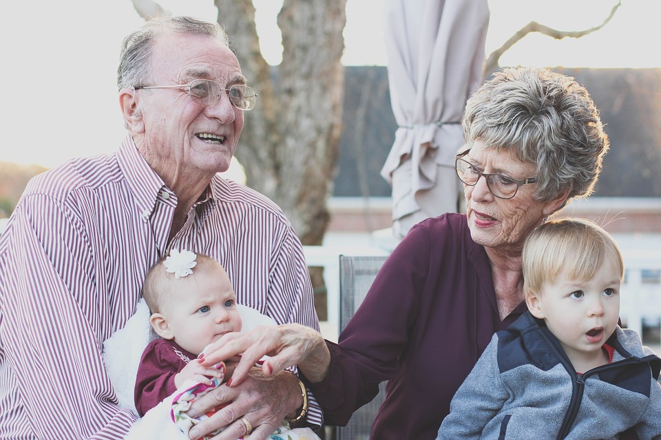 Grandparents with children