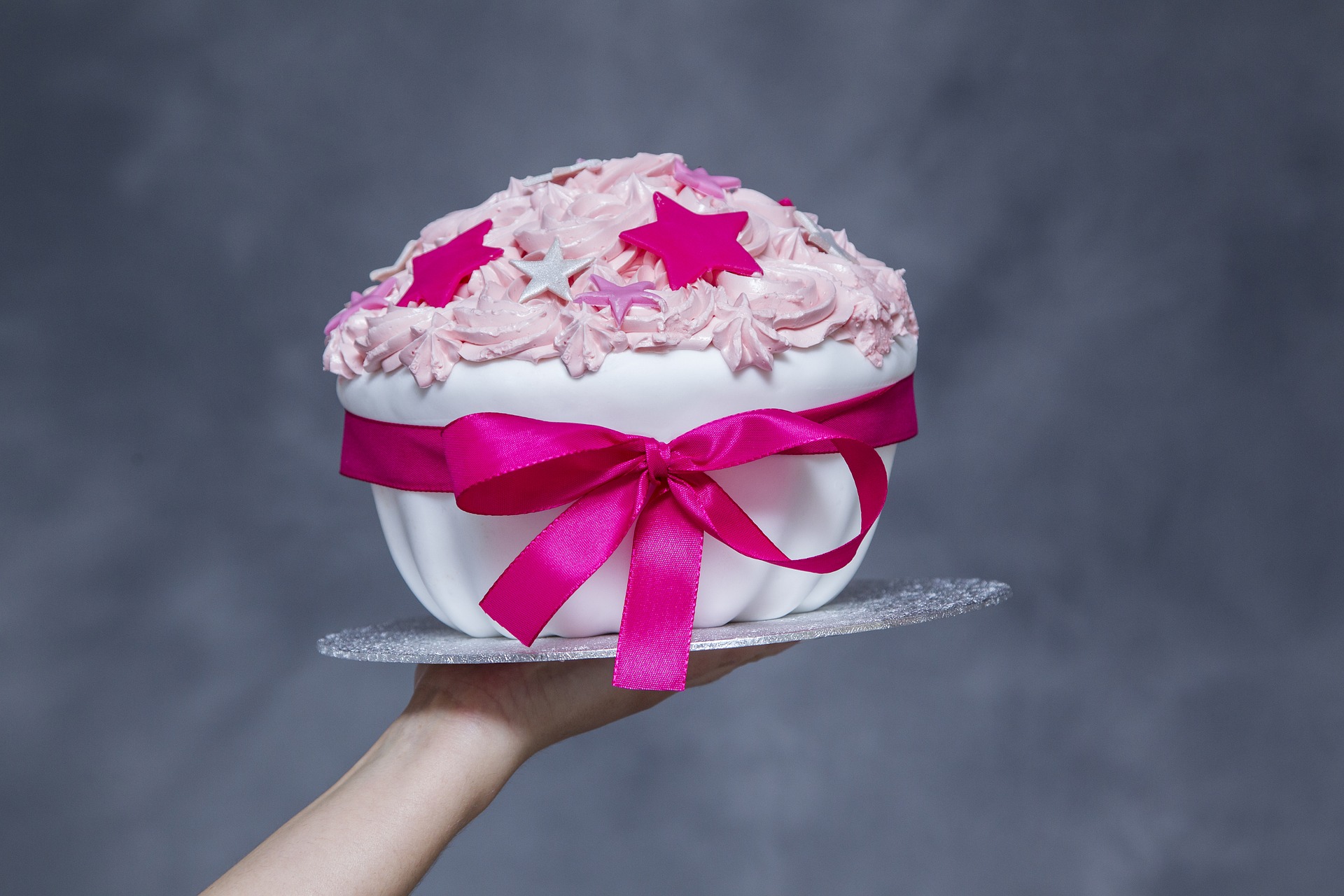 A Pink Birthday Cake